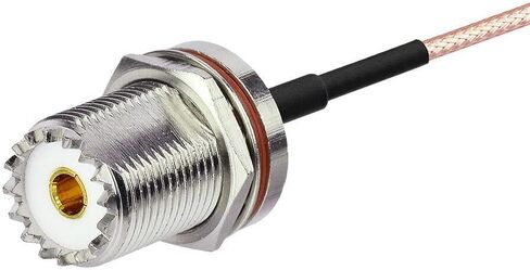 Superbat CB Coax Cable 3ft RG8X Coaxial Cable UHF SO239 Female to PL259 Male Jumper for Ham Radio Duplexer Tuner Dummy Load SWR Meter Switch Monitor etc. in Kuwait