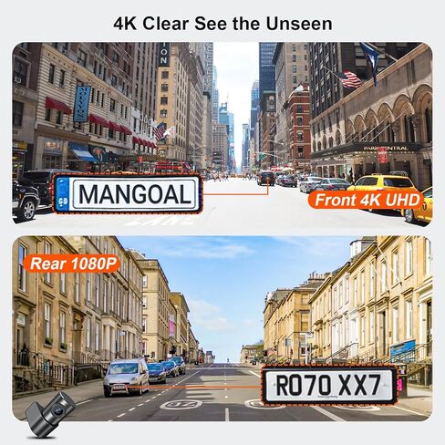 4K Dash Cam Custom for Ford Escape Gen4 2020 2021 2022 2023 2024, UHD 2160P Video, WiFi & App, 128GB Card in Kuwait
