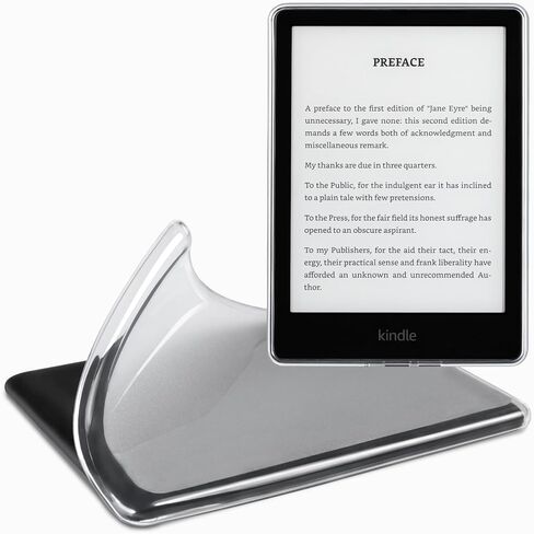 CoBak Clear Case & Hand Strap for Kindle Paperwhite 11th Gen 2021 & Signature Edition(6.8")-Lightweight Scratch-Proof Silicone Back Cover. Perfectly Clear Protection,Quilted Diamond in Saudi Arabia