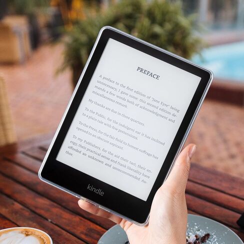 CoBak Clear Case & Hand Strap for Kindle Paperwhite 11th Gen 2021 & Signature Edition(6.8")-Lightweight Scratch-Proof Silicone Back Cover. Perfectly Clear Protection,Quilted Diamond in Saudi Arabia