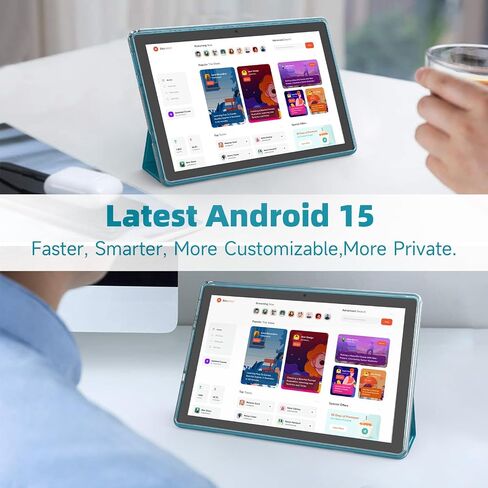 ATOZEE Tablet with Keyboard Android 13 Tablets 2 in 1 Tablet 12GB+128GB, 10 inch Tablets Set Include Case Mouse Stylus Pen, 10.1" Tableta HD Dual Camera 2.4G/5G Wi-Fi WIFI6 BT5.0 Game Tab PC in Kuwait