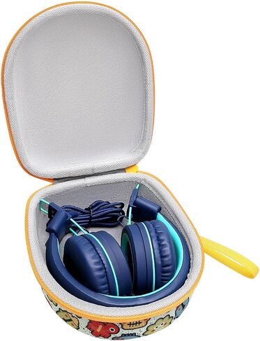 Xanad Blue Case for Kids Headphone - Elecder i37 / noot K11 / iClever HS14 سلكية سلكية قابلة للطي (لا يتم تضمين سماعة الرأس) in Kuwait