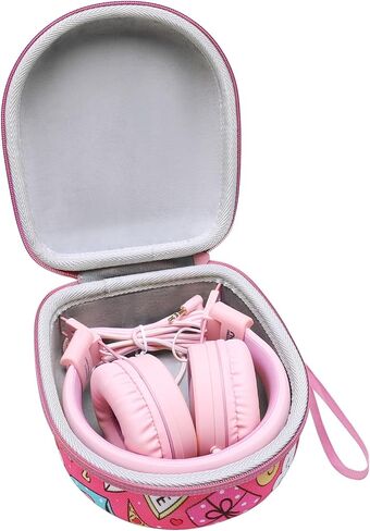 Xanad Blue Case for Kids Headphone - Elecder i37 / noot K11 / iClever HS14 سلكية سلكية قابلة للطي (لا يتم تضمين سماعة الرأس) in Kuwait