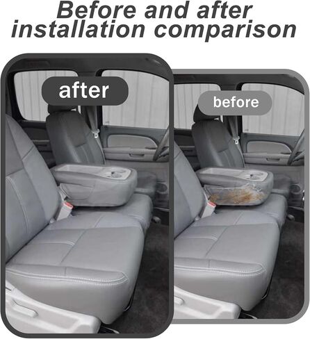 Black Center Console Cover with Zipper Design Jump Seat Armrest Cover Fit for Chevy Silverado Avalanche Suburban Tahoe GMC Yukon Sierra 2007 2008 2009 2010 2011 2012 2013 2014 in Saudi Arabia
