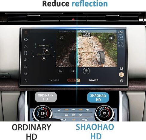SHAOHAO 2023 2024 Range Rover Screen Protector Fit for 2023 2024 Land Rover Range Rover Accessories 2023 2024 Range Rover Pivi Pro & Sport 13.1 In Curved Floating Display Screen Ultra Clear Protector in Kuwait