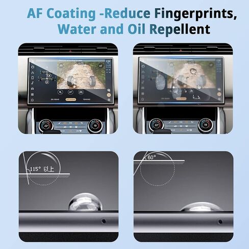 SHAOHAO 2023 2024 Range Rover Screen Protector Fit for 2023 2024 Land Rover Range Rover Accessories 2023 2024 Range Rover Pivi Pro & Sport 13.1 In Curved Floating Display Screen Ultra Clear Protector in Kuwait
