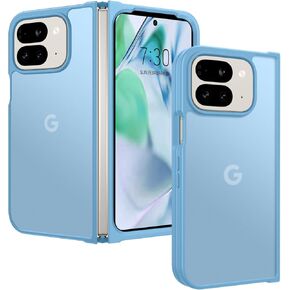 BENTOBEN for Google Pixel 9 Pro Fold Case, Translucent Matte Reveal Logo Slim Thin Shockproof Anti-Yellow Lightweight Women Men Boys Girls Protective Phone Cover Cases for Pixel 9 Pro Fold 8.0", Black in Kuwait