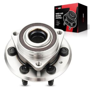 Torchbeam 513289 Front Wheel Hub Bearing Assembly for 2010-2016 Cadillac SRX, 2011 Saab 9-4X Wheel Bearing 6 Lugs W/ABS