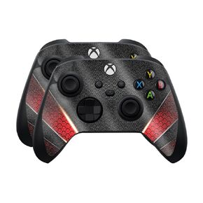 Glossy Glitter Skin Compatible with Microsoft Xbox Series X|S Controller (2 Pack) - Teal Marble - Premium 3M Vinyl Protective Wrap Decal Cover - Easy to Apply | Crafted in The USA by MightySkins
