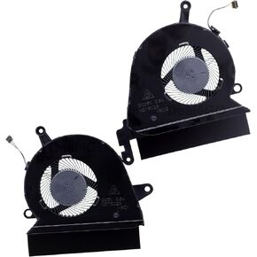 Deal4GO CPU & GPU Graphics Cooling Fan L38106-001 L38107-001 Replacement for HP Spectre X360 15-DF 15T-DF 15-DF1033DX with i7-8565U in Saudi Arabia