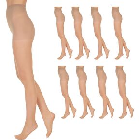 L'eggs Everyday Women's Nylon Pantyhose Regular Panty-Multiple Packs Available, Off Black 4-Pack, B in Saudi Arabia