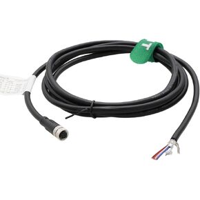 M8 8-Poles Female Power Data Cable for Baumer CX Machine Vision Industrial Camera Sensor Automation Control I/O, 8p A Coding, Shielded, 5m in Kuwait