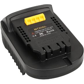 ZLWAWAOL MIL18DL Battery Adapter Converter for Milwaukee to Dewalt Battery, for Milwaukee M18 18V Lithium Battery Convert to Dewalt 20V Lithium Battery,for Dewalt 20V Cordless Tools