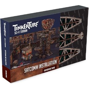 Sci-Fi Terrain: SatComm Installation, Neutral Theme, Sturdy, Affordable, Great-Looking Full-Color Terrain, Quick and Easy to Assemble, Virtually Limitless Setups