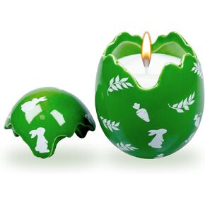 ديكور عيد الفصح - شمعة معطرة بيض عيد الفصح، هدايا عيد الفصح للنساء، شموع اللافندر (8.5 أونصة) in Kuwait
