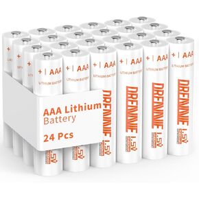 DREAMME 1200mAh 1.5V AAA Lithium Batteries [Non-Rechargeable]- 1.5V Premium Durability Lithium AAA Batteries 8 Pack