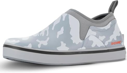 Deck Shoes for Men Waterproof Garden Shoes Slip-on Rain Shoes Breathable Ruber Fishing Shoes for Outdoor Mud Walking in Kuwait