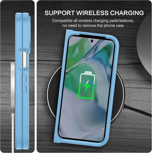 BENTOBEN for Google Pixel 9 Pro Fold Case, Translucent Matte Reveal Logo Slim Thin Shockproof Anti-Yellow Lightweight Women Men Boys Girls Protective Phone Cover Cases for Pixel 9 Pro Fold 8.0", Black in Kuwait