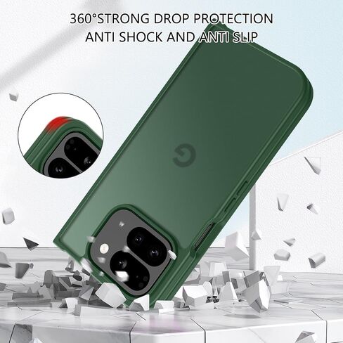 BENTOBEN for Google Pixel 9 Pro Fold Case, Translucent Matte Reveal Logo Slim Thin Shockproof Anti-Yellow Lightweight Women Men Boys Girls Protective Phone Cover Cases for Pixel 9 Pro Fold 8.0", Black in Kuwait