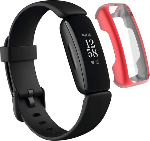 متوافق مع Fitbit Inspire 2 حالة واقية مقاومة للماء Soft TPU غلاف الشاشة المطلي بالشاشة المقاومة للخدش في جميع أنحاء شاشة غلاف الشاشة من أجل Fitbit Inspire 2 Smartwatch (5Pack1 ، Inspire 2) in Kuwait