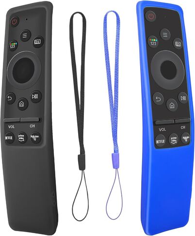 2 Pack Cover for Samsung Remote Silicone Protective Case Compatible with Samsung TV Remote Control Cover BN59 Series Glow in The Dark Remote Skin Sleeve (Glow Green + Glow Blue) in Kuwait