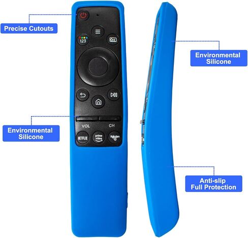 2 Pack Cover for Samsung Remote Silicone Protective Case Compatible with Samsung TV Remote Control Cover BN59 Series Glow in The Dark Remote Skin Sleeve (Glow Green + Glow Blue) in Kuwait