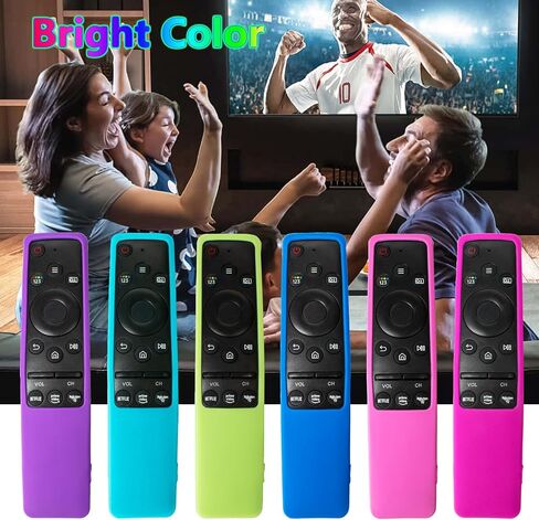 2 Pack Cover for Samsung Remote Silicone Protective Case Compatible with Samsung TV Remote Control Cover BN59 Series Glow in The Dark Remote Skin Sleeve (Glow Green + Glow Blue) in Kuwait