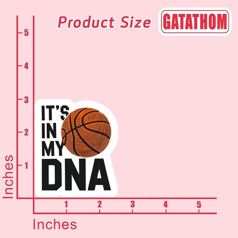 (3Pcs) Love Basketball Sticker Basketball Heart Sticker Basketball Accessories Basketball Lover Basketball Decals, Waterproof Vinyl Decal for Book Laptop Phone Tumbler Water Bottle, 3" x 1.4" in Kuwait