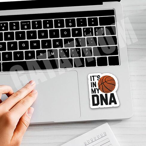 (3Pcs) Love Basketball Sticker Basketball Heart Sticker Basketball Accessories Basketball Lover Basketball Decals, Waterproof Vinyl Decal for Book Laptop Phone Tumbler Water Bottle, 3" x 1.4" in Kuwait