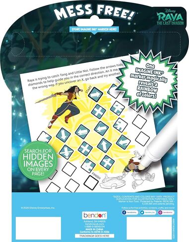 Disney Raya and The Last Dragon 48-Page Coloring and Activity Book with 4 Crayons 50781 in Saudi Arabia