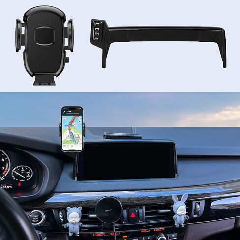 Car Phone Holder Mount Fit for BMW X7 2019-2022/X5 2019-2023/X6 2020-2023, Car Dashboard Mount Compatible with 12.3inch Screen,Thick Cases Friendly Fit for iPhone/Android and All Smartphones in Kuwait