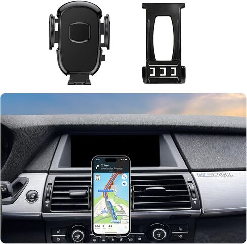 Car Phone Holder Mount Fit for BMW X7 2019-2022/X5 2019-2023/X6 2020-2023, Car Dashboard Mount Compatible with 12.3inch Screen,Thick Cases Friendly Fit for iPhone/Android and All Smartphones in Kuwait