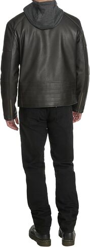 Levi's Men's Faux Leather Racer Jacket in Saudi Arabia
