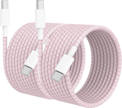 Cabepow 2 Pack 60W Apple USB C to USB C Cable 10ft,Long Braided iPhone 15 Charger Cord Type C to Type C Fast Charging Cable for iPhone 15,15 Pro,15 Pro Max,15 Plus,MacBook Air/Pro,iPad Pro-Blue in Saudi Arabia