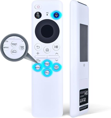 BN59-01432A البديل الصوتي الشمسي عن بديل عن بديل لتلفزيون Samsung مع خلية شمسية قابلة لإعادة الشحن ، متوافق مع Samsung the Frame Crystal UHD Series Neo Qled 8K HDR Ultra HD TVS ، VG-TM2360E in Kuwait