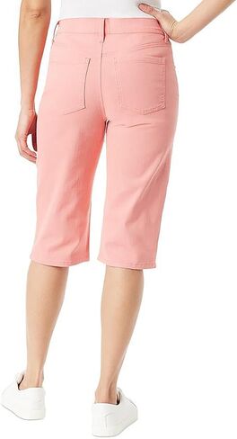 Gloria Vanderbilt Women's Lorelai Mid Rise Skimmer Short with Hem Detailing Standard in Saudi Arabia