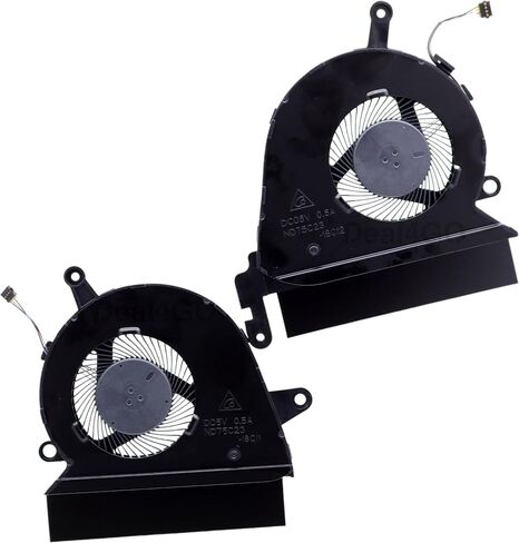 Deal4GO CPU & GPU Graphics Cooling Fan L38106-001 L38107-001 Replacement for HP Spectre X360 15-DF 15T-DF 15-DF1033DX with i7-8565U in Saudi Arabia