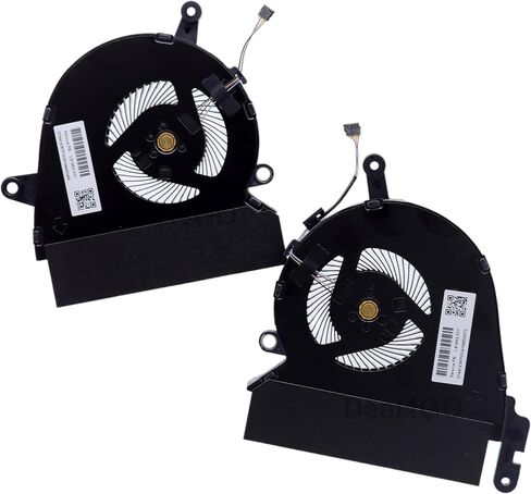 Deal4GO CPU & GPU Graphics Cooling Fan L38106-001 L38107-001 Replacement for HP Spectre X360 15-DF 15T-DF 15-DF1033DX with i7-8565U in Saudi Arabia