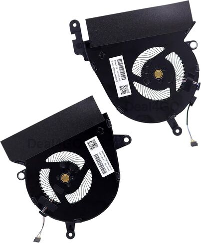 Deal4GO CPU & GPU Graphics Cooling Fan L38106-001 L38107-001 Replacement for HP Spectre X360 15-DF 15T-DF 15-DF1033DX with i7-8565U in Saudi Arabia