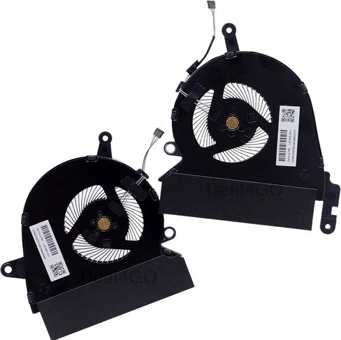 Deal4GO CPU & GPU Graphics Cooling Fan L38106-001 L38107-001 Replacement for HP Spectre X360 15-DF 15T-DF 15-DF1033DX with i7-8565U in Saudi Arabia