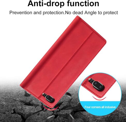 QLTYPRI Wallet Case for iPhone SE 2022 5G/SE 2020/8/7,Classic Matte Vintage PU Leather Card Slot Kickstand Magnetic Closure Shockproof Flip Cover for iPhone 7/8/SE2/SE3 - Black in Kuwait