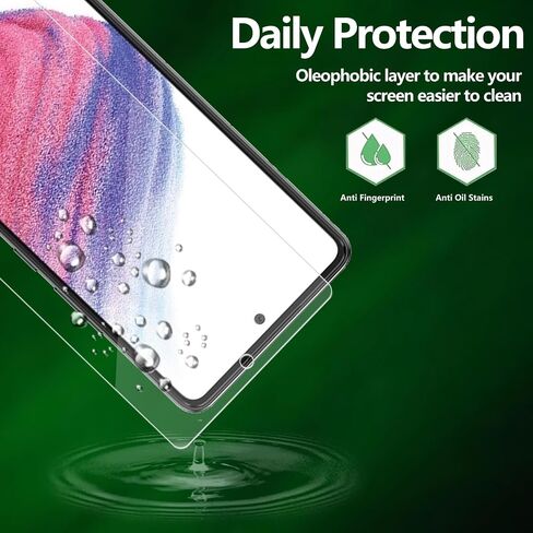 2 Pack for Samsung Galaxy S21 5G / SM-g991u Screen Protector, Tempered-Glass, Micro-curved Edges, Case Friendly, Bubble Free, HD Clear, Easy Installation in Kuwait