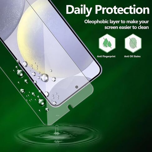 2 Pack for Samsung Galaxy S21 5G / SM-g991u Screen Protector, Tempered-Glass, Micro-curved Edges, Case Friendly, Bubble Free, HD Clear, Easy Installation in Kuwait