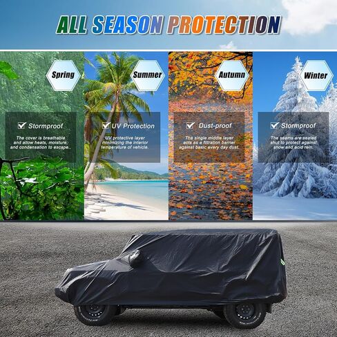 for Ineos Grenadier Exclusive Car Cover All Weather Waterproof, Universal in All Seasons Snowproof Rainproof Premium Car Cover Compatible with Ineos Grenadier 2020-2024 in Kuwait