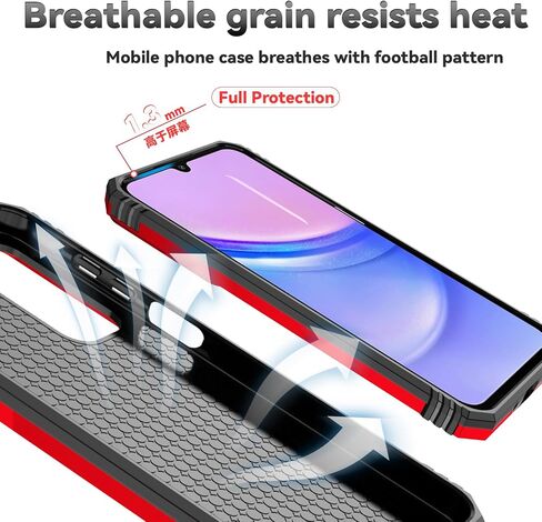for Samsung Galaxy A16 5G Case,with Camera Lens Cover HD Screen Protector,[Military Grade] Ring Car Mount Kickstand Hybrid Hard PC Soft TPU Shockproof Protective Case for Galaxy A16 5G, Blue in Kuwait