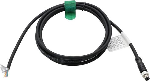 M8 8-Poles Female Power Data Cable for Baumer CX Machine Vision Industrial Camera Sensor Automation Control I/O, 8p A Coding, Shielded, 5m in Kuwait