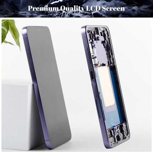 Incell for Samsung S23 5G Screen Replacement for Samsung S23 SM-S911U S911A S911W Display Digitizer Touch Screen Assembly (with Frame) (Black) in Saudi Arabia