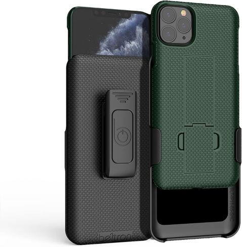 BELTRON Case & Holster Combo for iPhone 11 Pro Max, Rugged Shell & Holster with Built-in Kickstand comptible with Apple iPhone 11 Pro Max (2019) - Black in Kuwait