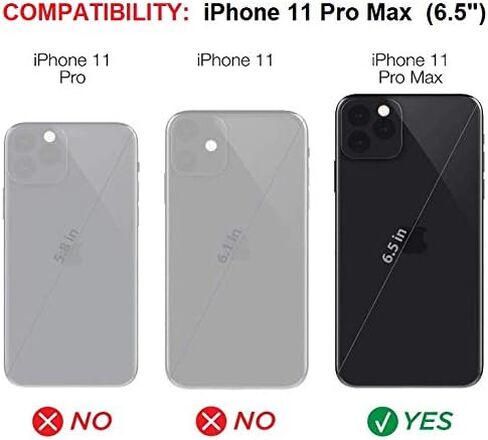 BELTRON Case & Holster Combo for iPhone 11 Pro Max, Rugged Shell & Holster with Built-in Kickstand comptible with Apple iPhone 11 Pro Max (2019) - Black in Kuwait