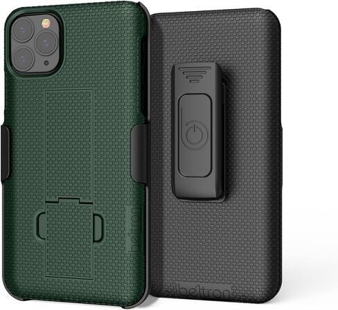 BELTRON Case & Holster Combo for iPhone 11 Pro Max, Rugged Shell & Holster with Built-in Kickstand comptible with Apple iPhone 11 Pro Max (2019) - Black in Kuwait